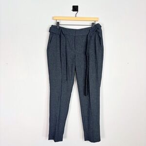 Ann Taylor LOFT‎ Petites Marisa Fit Slim Tie Waist Pencil Twill Pants 6 Petite
